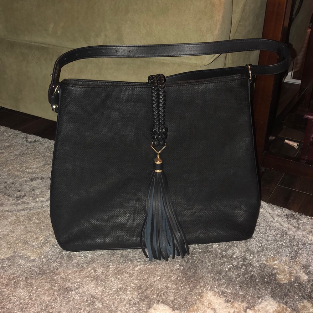 Stella & Dot Hobo tassel bag